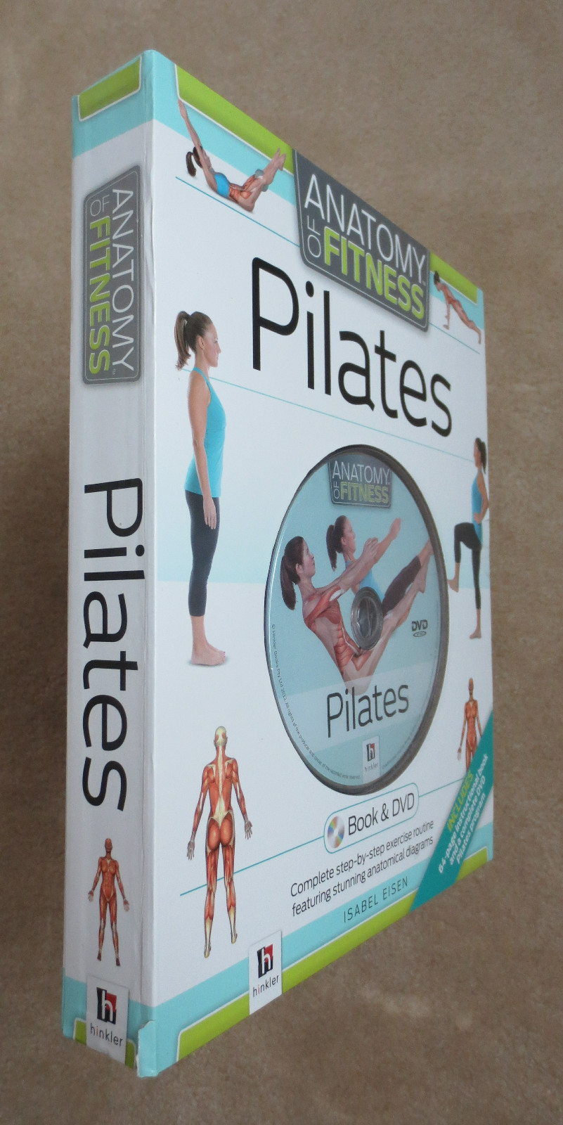 Anatomy of Fitness Pilates Book & DVD in box.