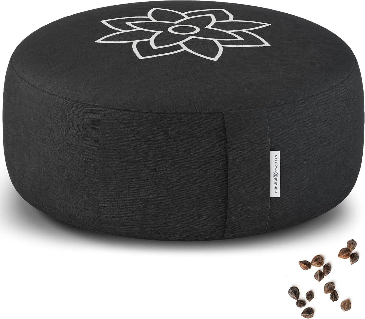 Mindful & Modern Large Meditation Cushion for Zafu Yoga – Meditation Pillow f…