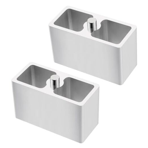 3 inch Universal Leaf Spring Lowering Block, 2 Pack Aluminum 3 inch Lower Block