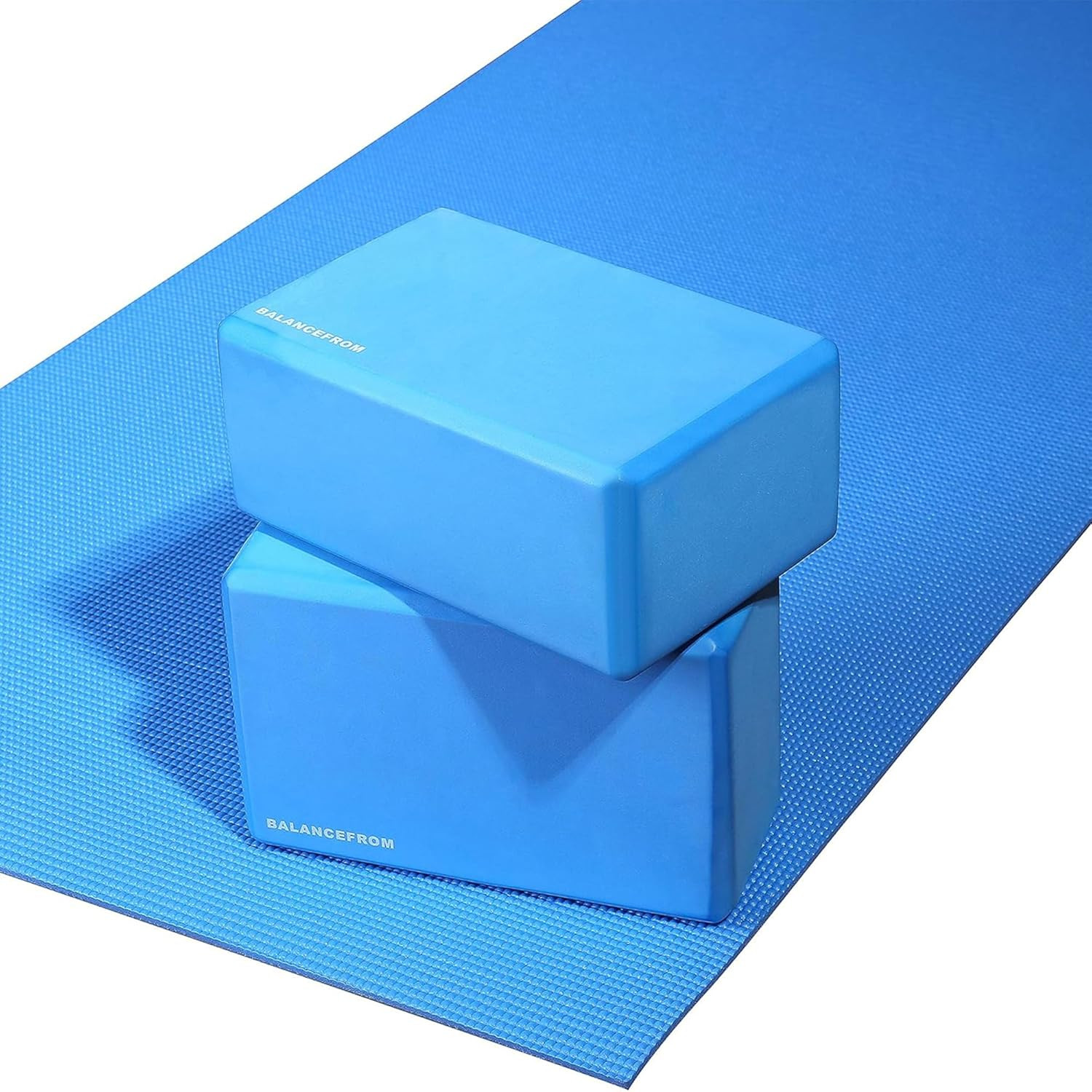 All Purpose 1/4-Inch High Density Anti-Tear Exercise Yoga Mat with Carrying Stra