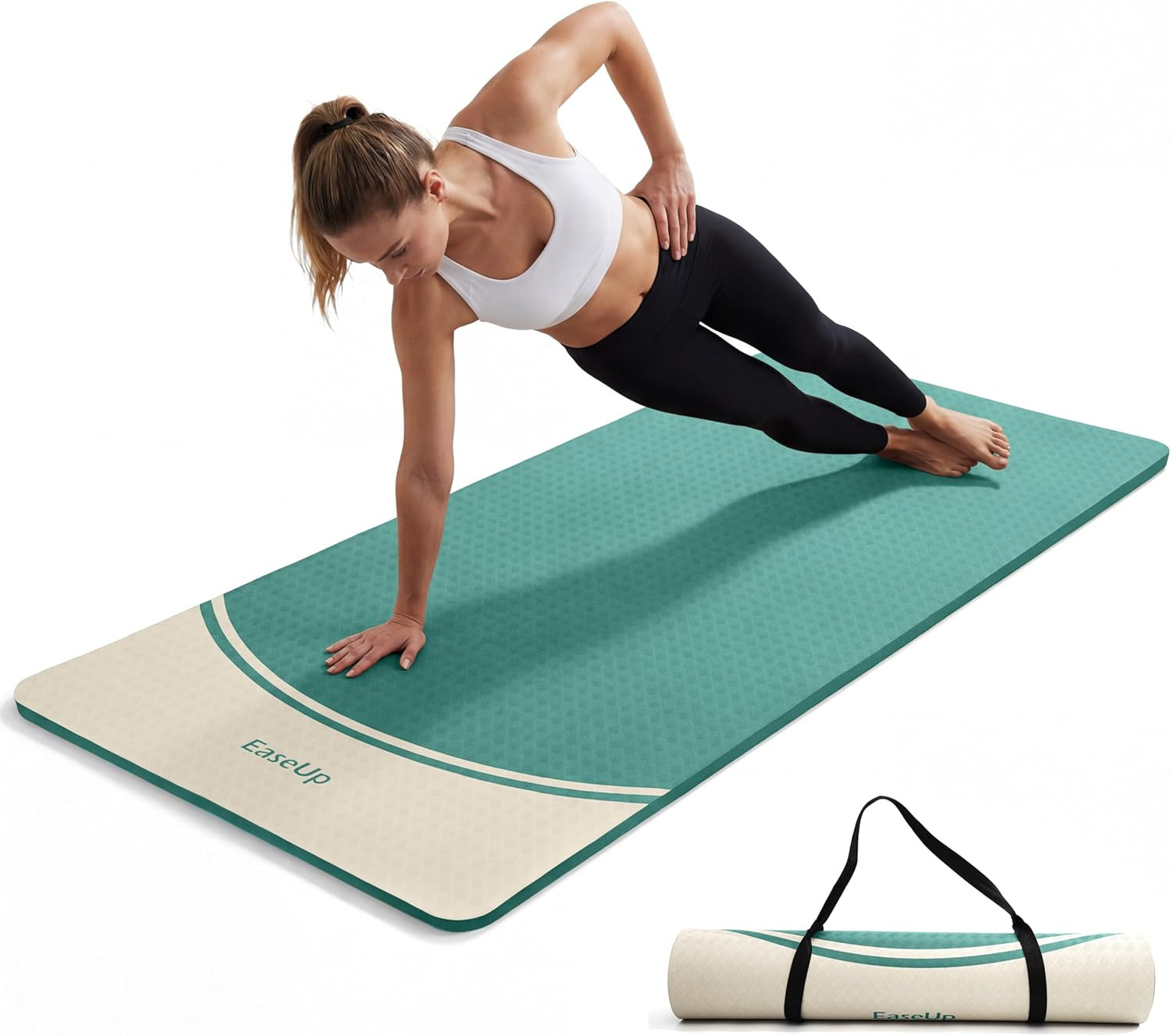Extra Thick Yoga Mat -2/5 Inch (10MM), 72.8X31.5&Prime; Extra Long-Wide, Professional