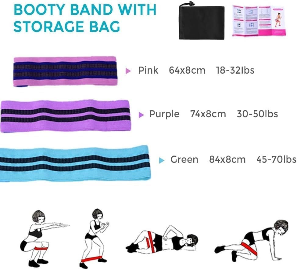 Pilates Set Home Equipment Fitness Kit with Ring Ball Resistance Bands