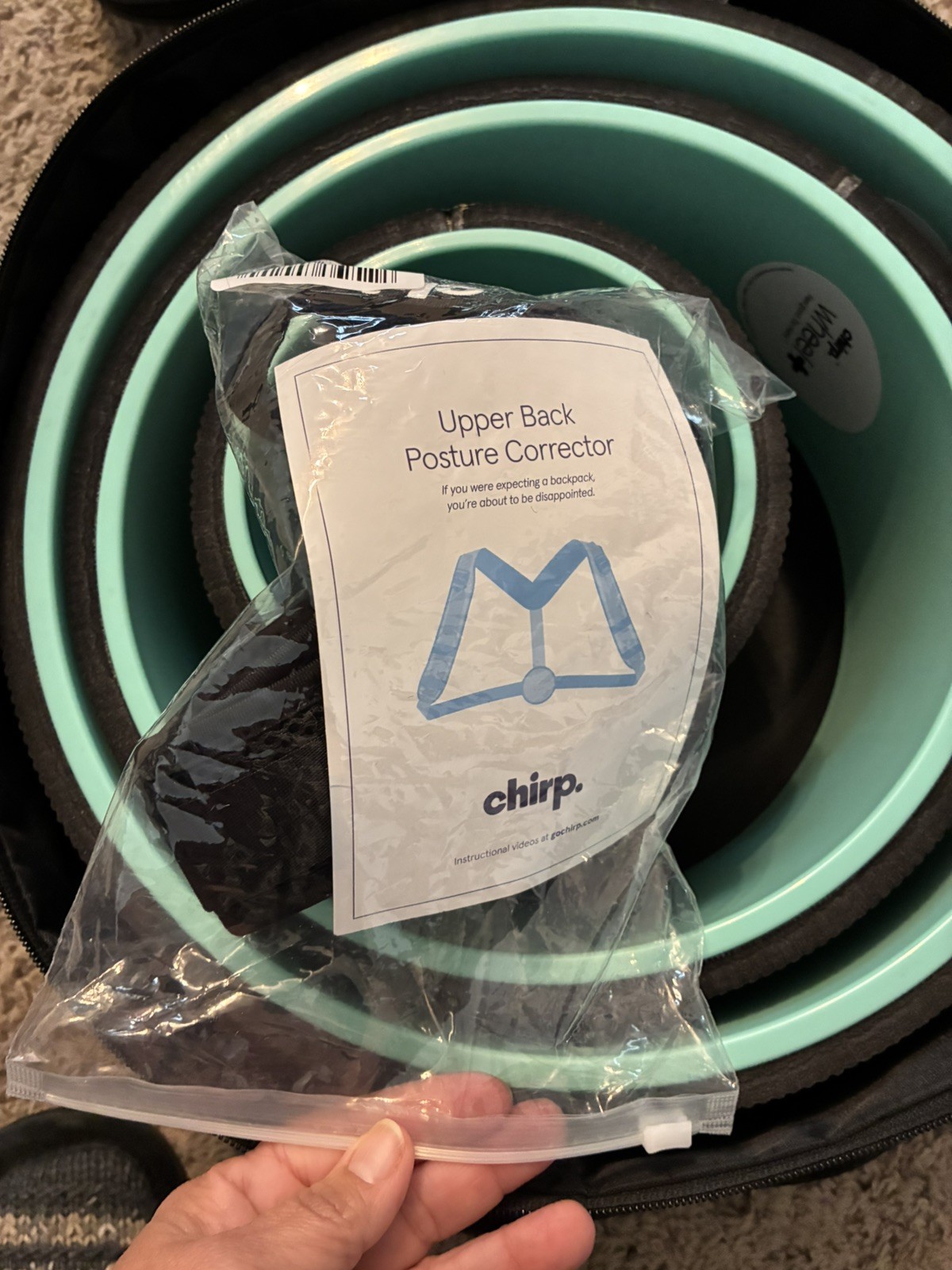 Chirp – Wheel+ for Back Pain Relief – 3 Pack 12&Prime;, 10&Prime; & 6&Prime; with case – New