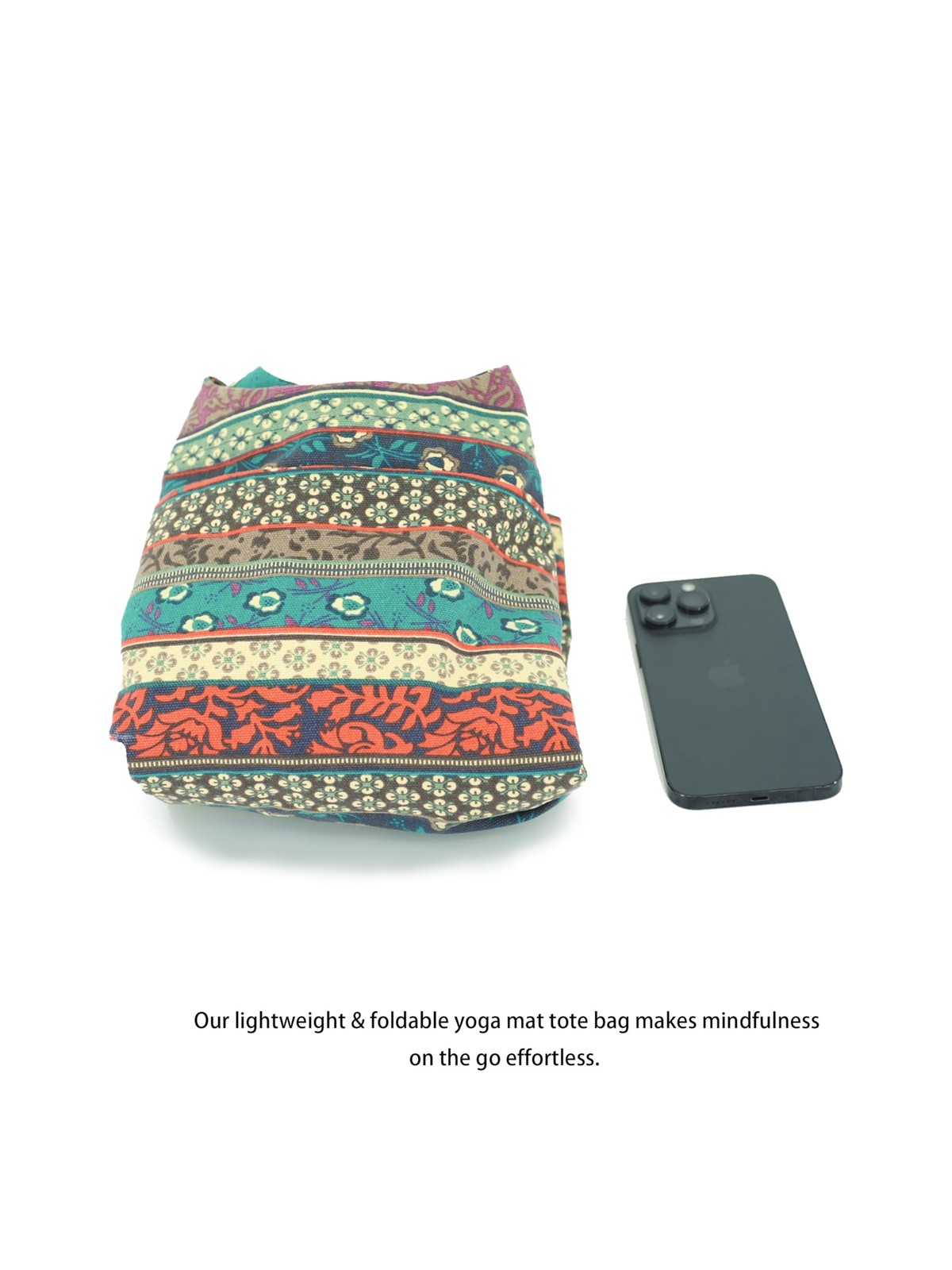 Boho-Style Extra Large Multi-Functional Yoga Mat Tote Bag Durable Carry-All