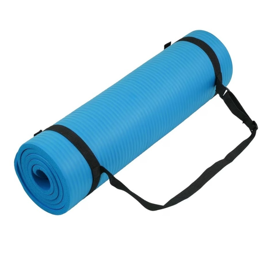 Blue 71 X 24 Yoga Matt 1/2&Prime; Thick