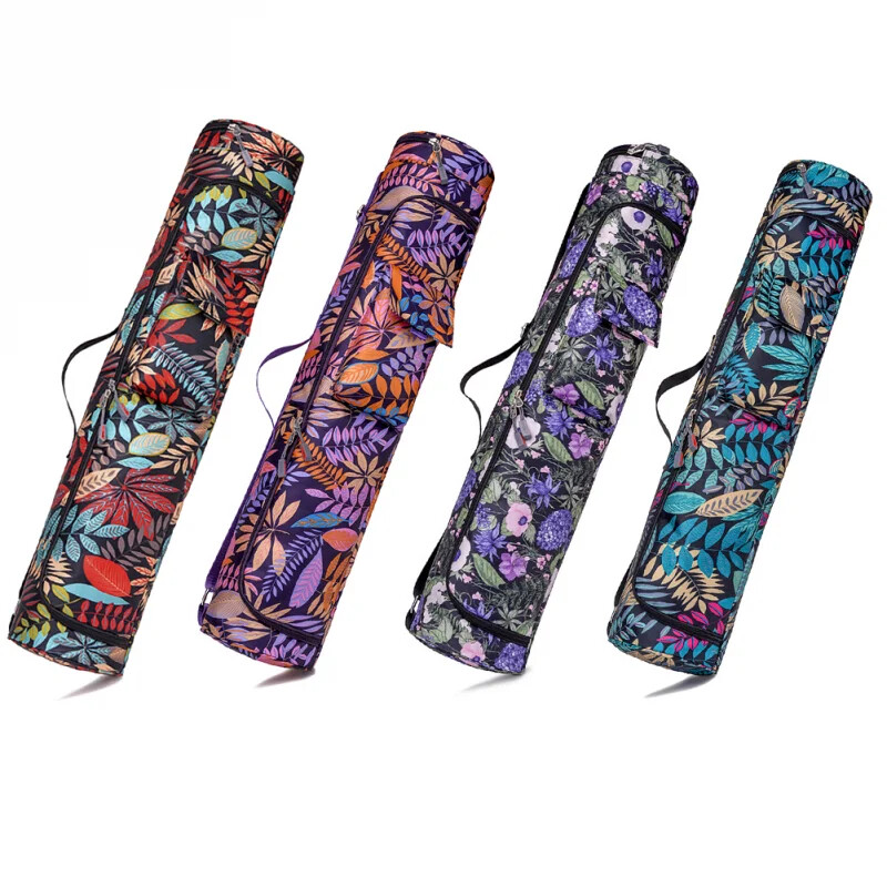 Printed Yoga Bag Yoga Mat Bag Sports Mat Bag Men Women Pilates Mat Backpack