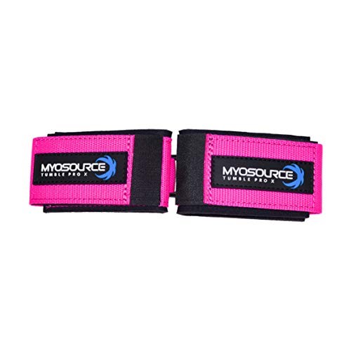 Tumble Pro X Ankle Straps Kit – Cheerleading Standing Tumbling Equipment, Pink
