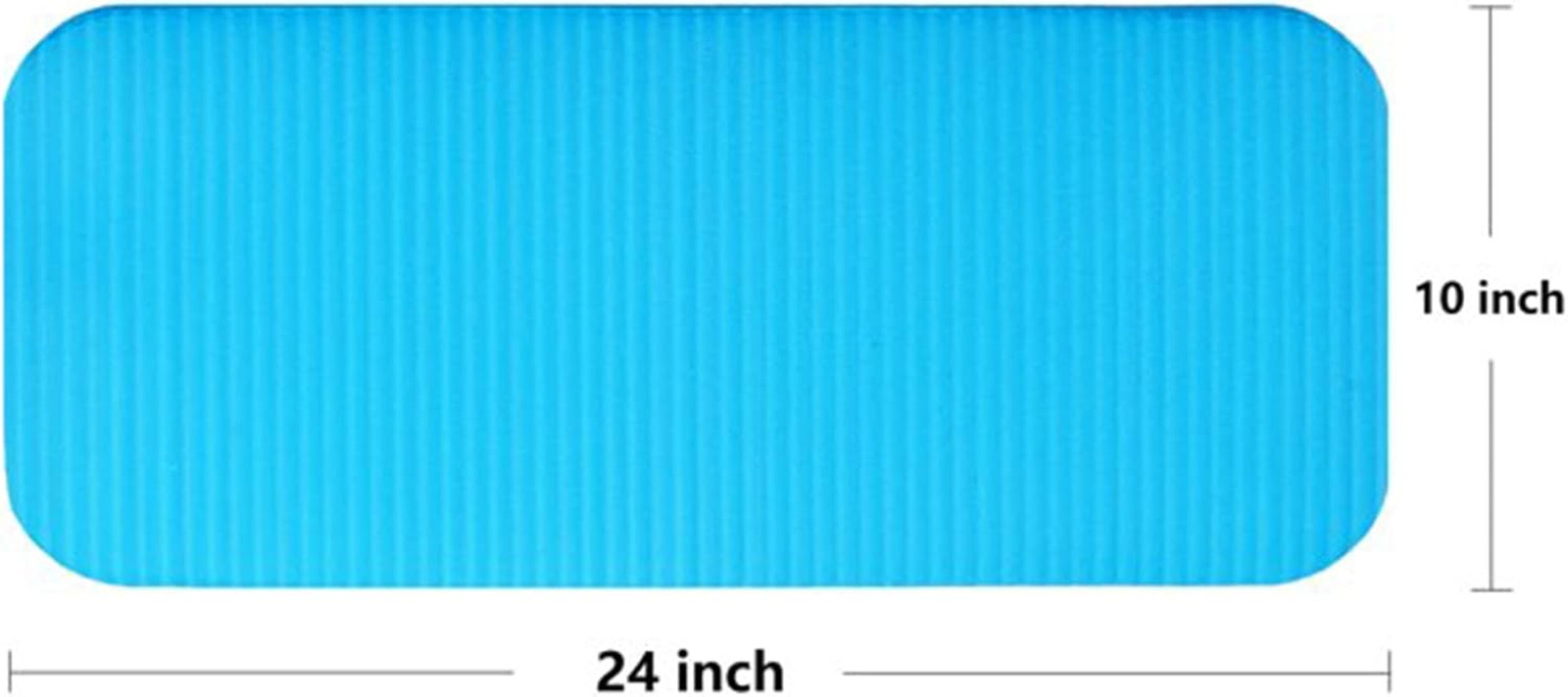 All Purpose 1/2-Inch Extra Thick High Density Anti-Tear Exercise Yoga Mat and Kn