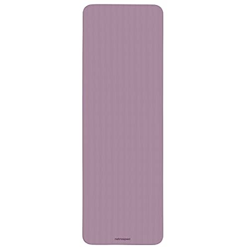 Solana Yoga Mat 1&Prime; & 1/2&Prime; Thick w/Nylon Strap for Men & Violet Haze 1&Prime;
