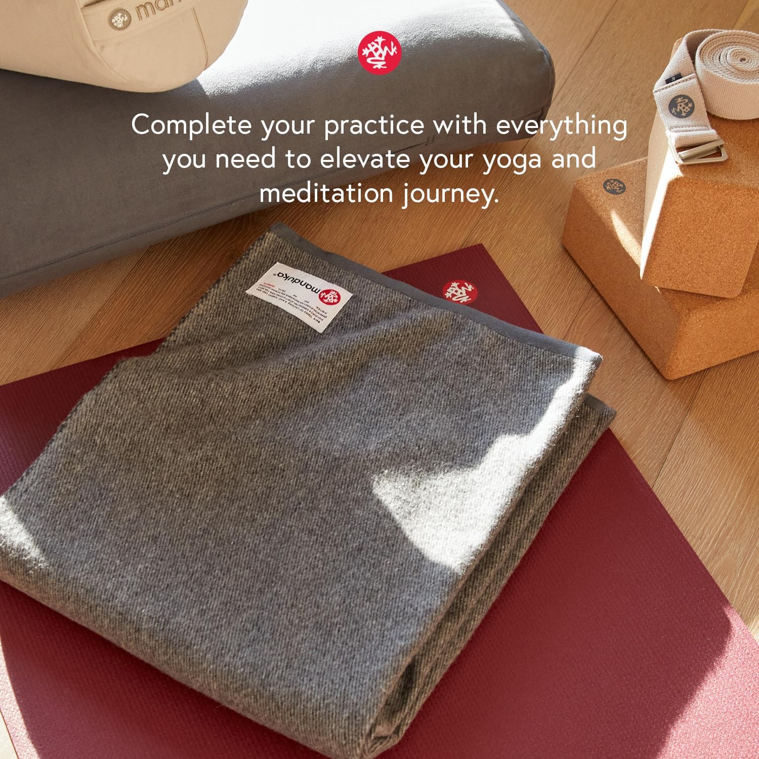 Manduka Yogitoes Hot Yoga Mat Towel – 71 Moisture Activated Grip Patented