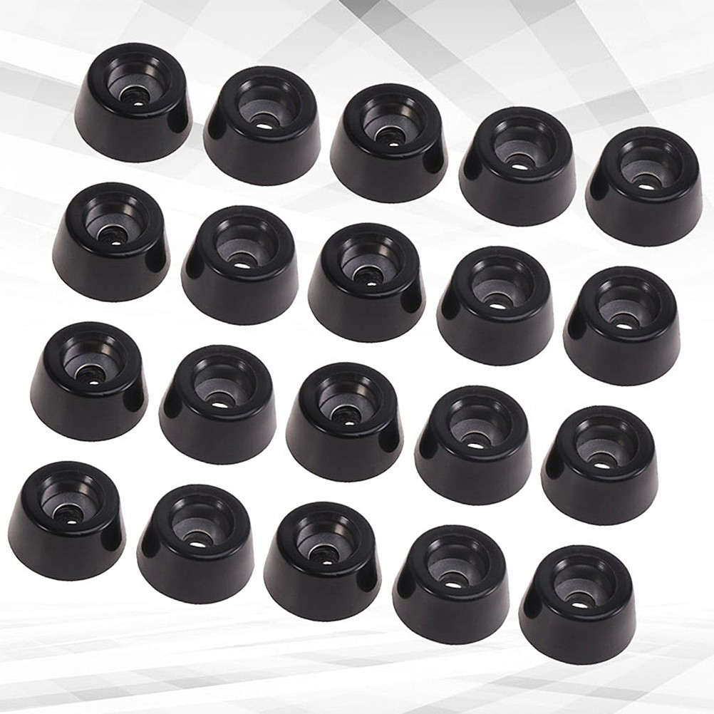 20Pcs Reusable Chair Feet Protectors Round Silicone Covers for Hardwood Floors