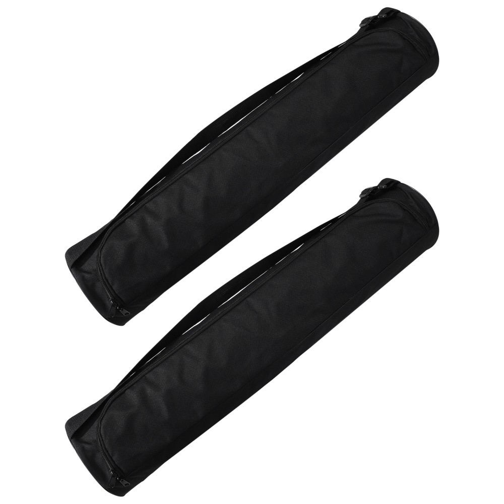 2Pcs Reusable Oxford Yoga Mat Carrier Bags with Adjustable Shoulder Strap