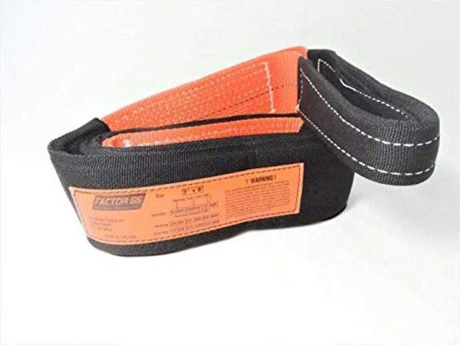 Factor 55 Tree Saver Low Stretch Polyester Strap, 3&Prime; Width x 8&prime; Length