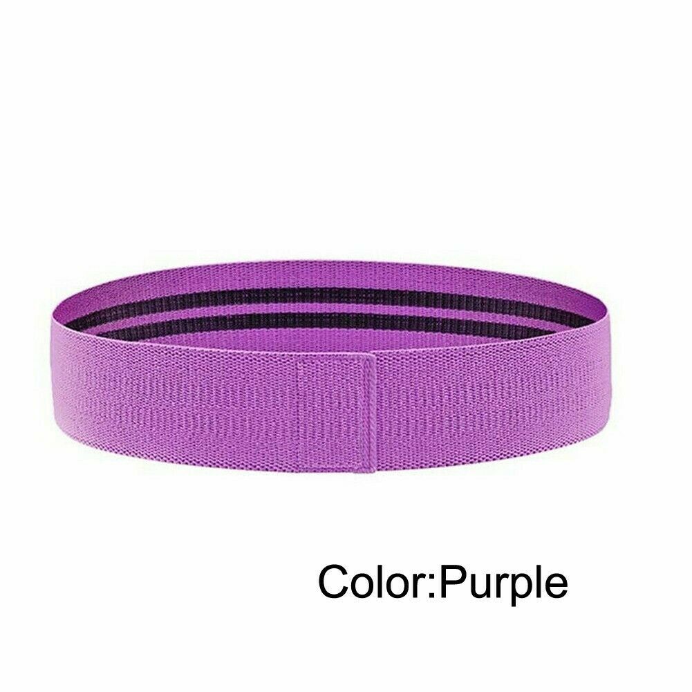 Fabric Resistance Bands Set of 3 for Booty Butt Hip Anti Slip Thick Wide Loop