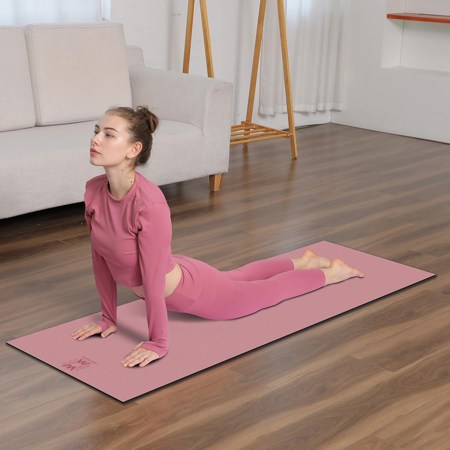 Non Slip Yoga Mat ECO Friendly Tper,72&Prime;X24&Prime; Extra Thick 1/4&Prime; Exercise & Workout