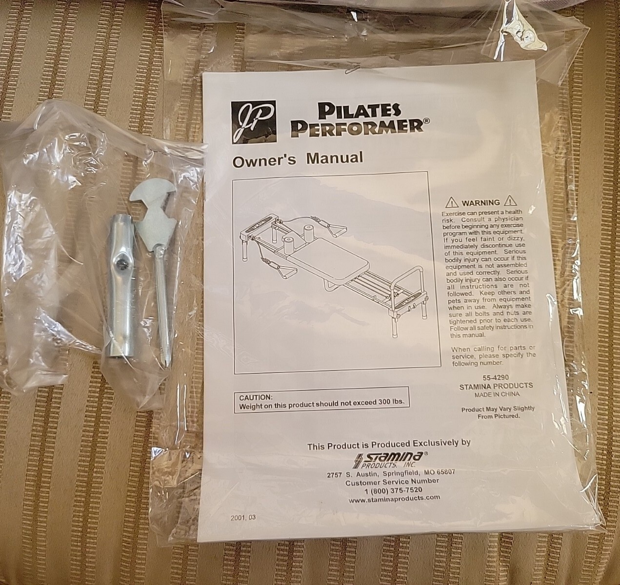 Pilates Performer Owner&rsquo;s Manual With 2 Parts Included