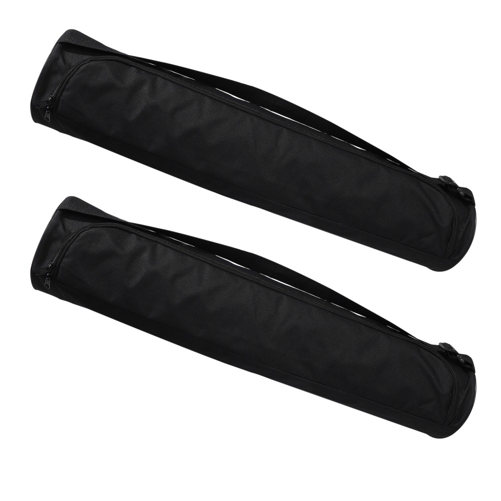 2Pcs Reusable Oxford Yoga Mat Carrier Bags with Adjustable Shoulder Strap