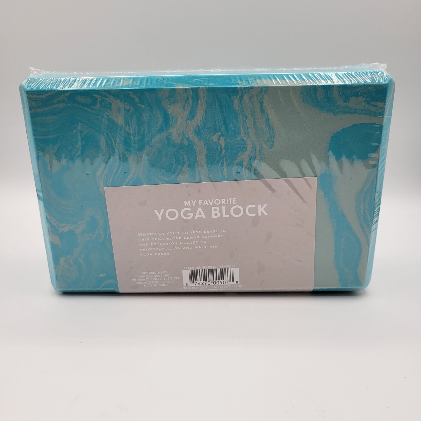 Yoga Block Blue, Aquamarine Lot Brand New Exercise Fitness Gift 9&Prime;X6&Prime;X3.5&Prime;