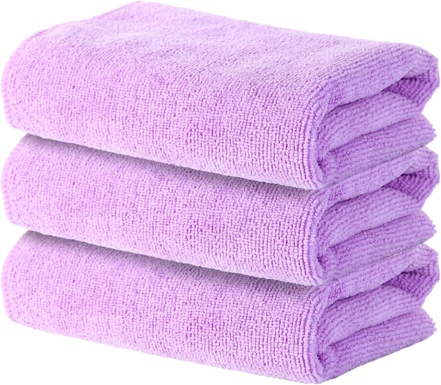 Microfiber Gym Towels Set for Sports Fitness, Yoga, Workout, Exercise, Tennis, S