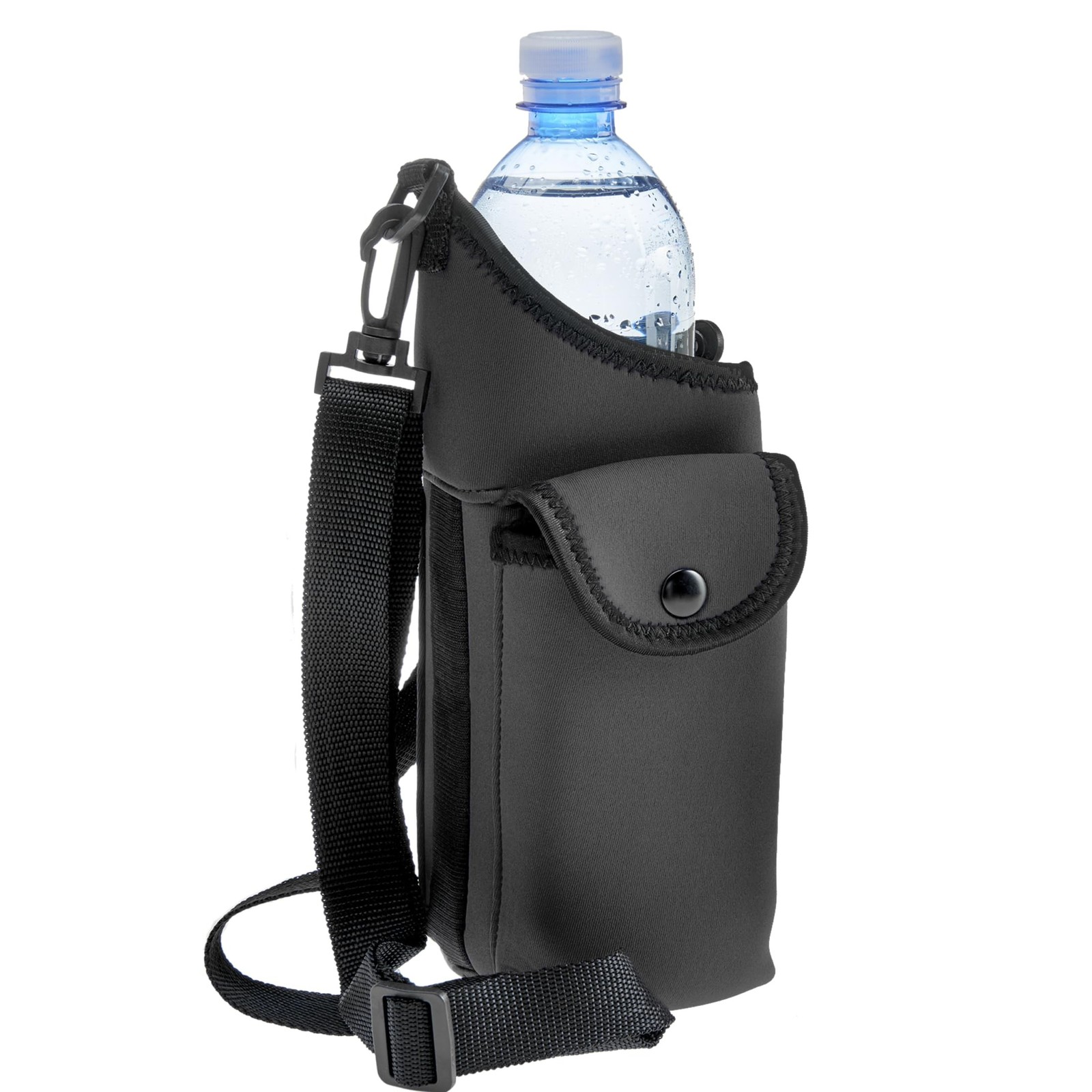 Smooth Trip AquaPockets Water Bottle Holder – Insulating Neoprene Sling Bag W…