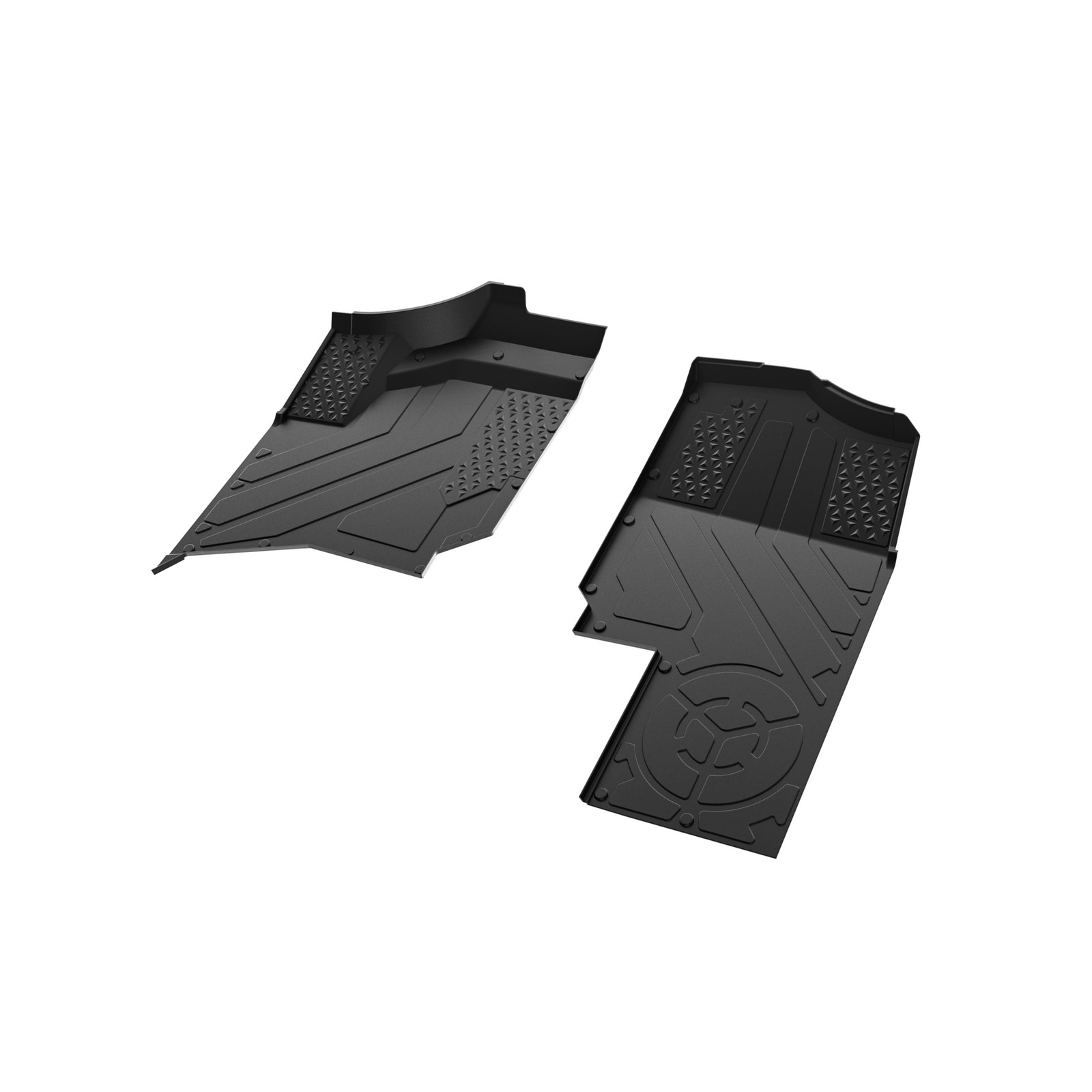TPE Floor Mats for Polaris Ranger XD 1500, Front Rubber Floor Mat All Weather…
