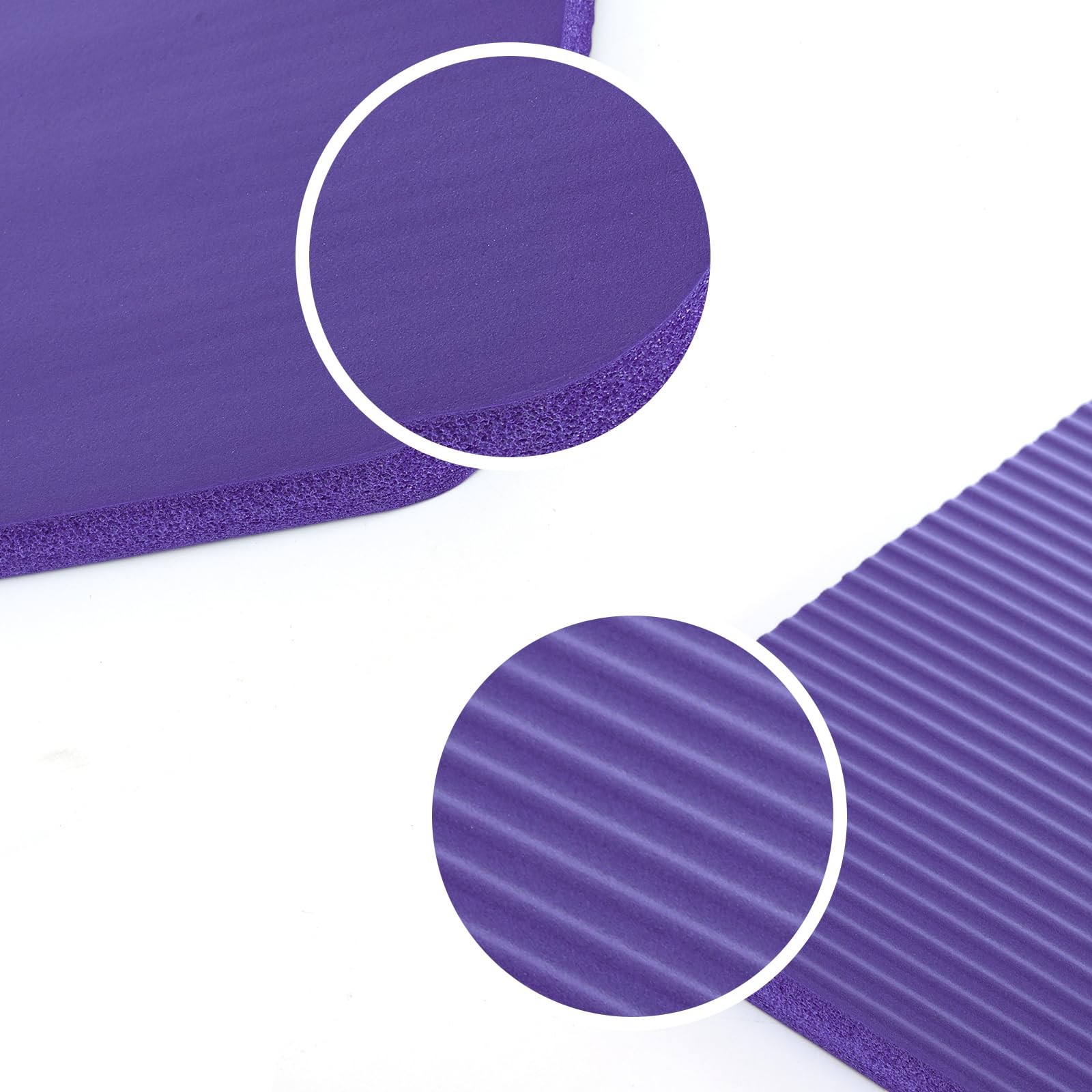 DEAYOU Yoga Knee Pads 3-Pack, 0.6&Prime; Thick Non-Slip Mats for Pain Relief, 24&Prime;x10&Prime;