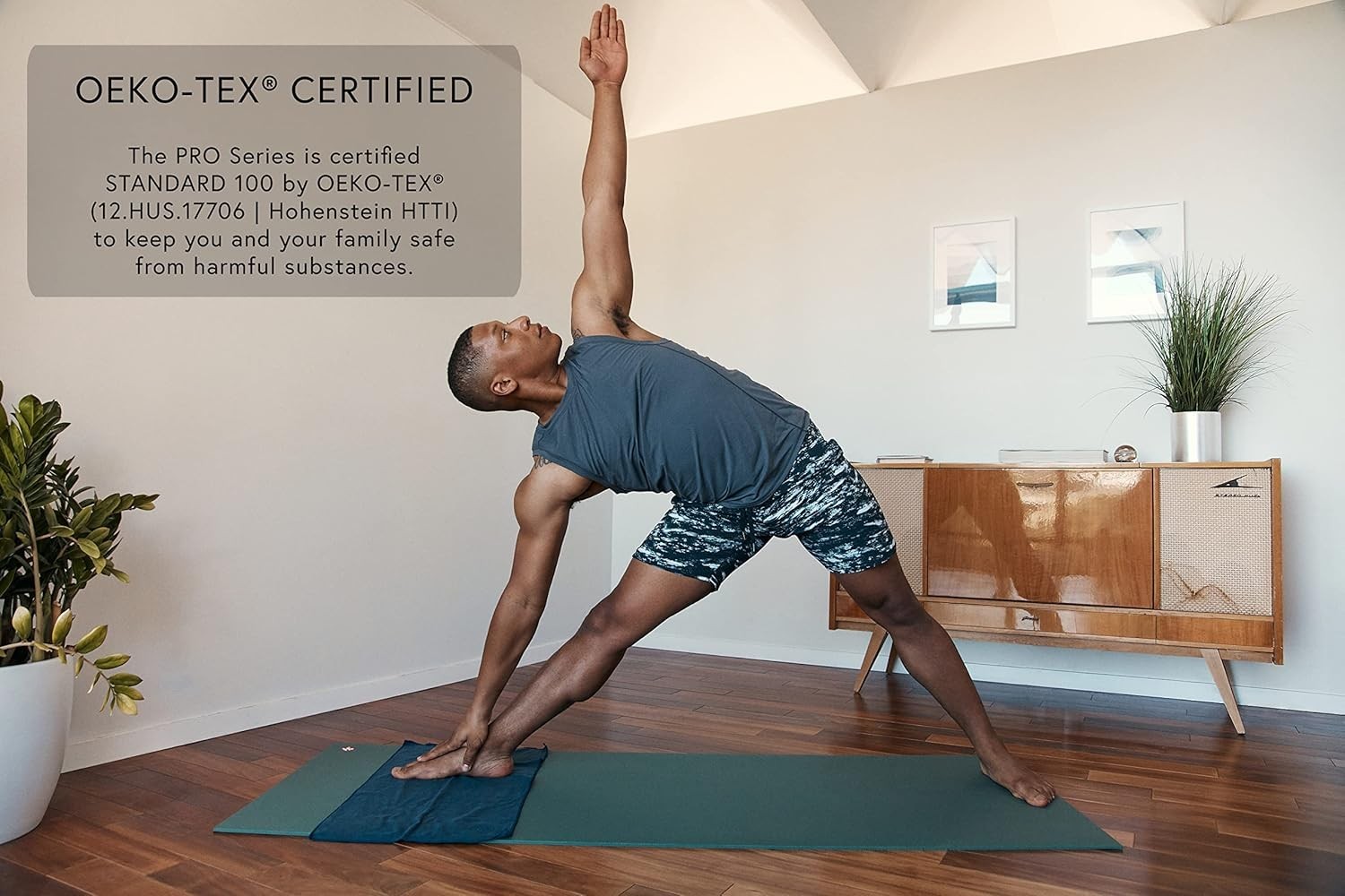Teacher Approved PRO Yoga Mat – Lifetime Durability & Spacious Design (85 x 26)