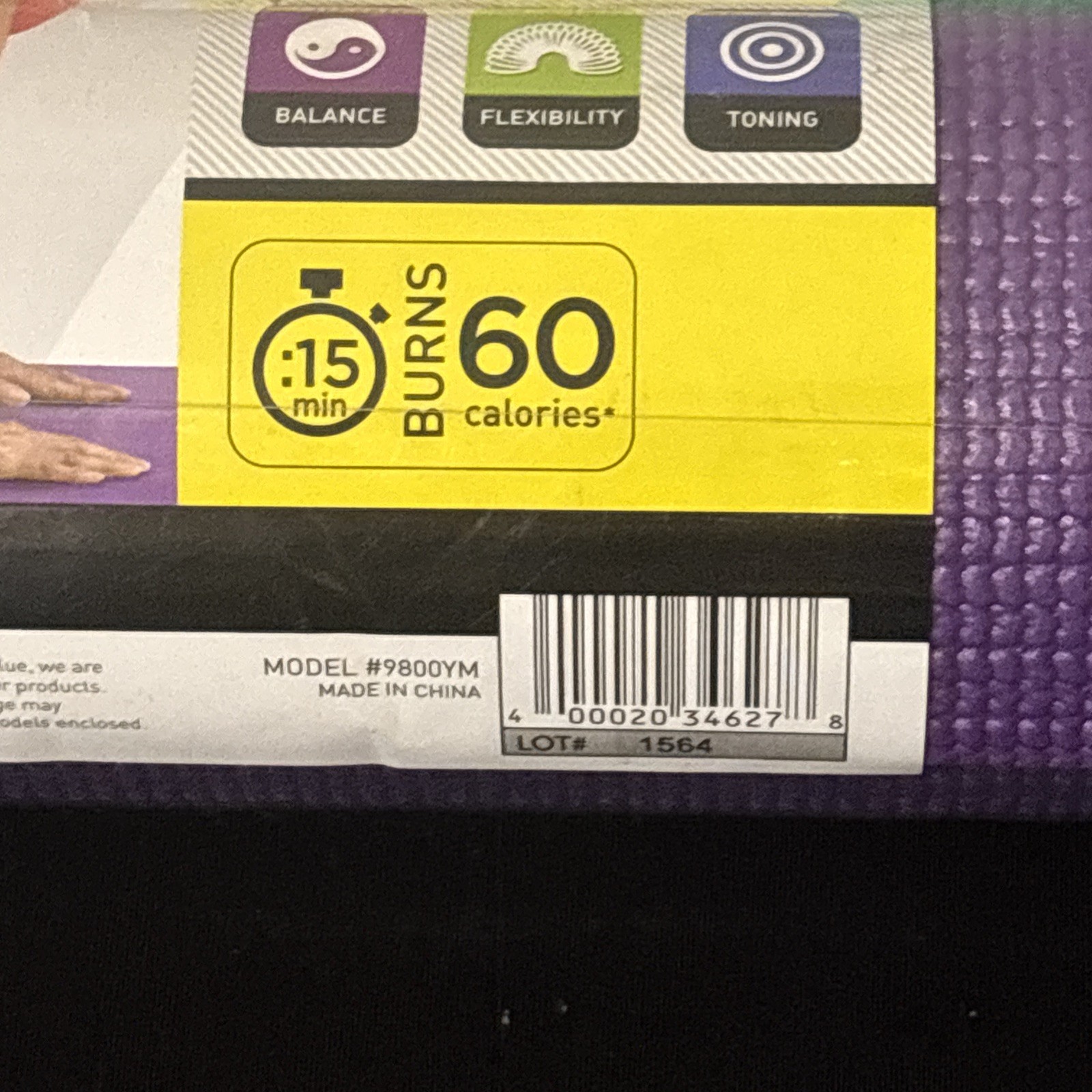 Series-8 Fitness 1/8&Prime; x 24&Prime; x 68&Prime; Yoga Mat Green or Purple NEW SEALED