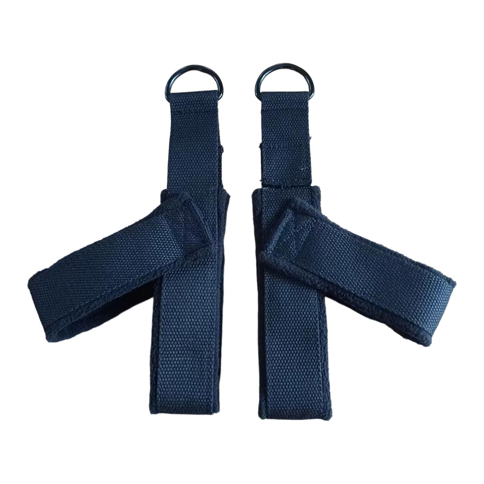 2Pcs Pilates Double Loop Straps for Reformer Ankle Exercise Equipment Padded
