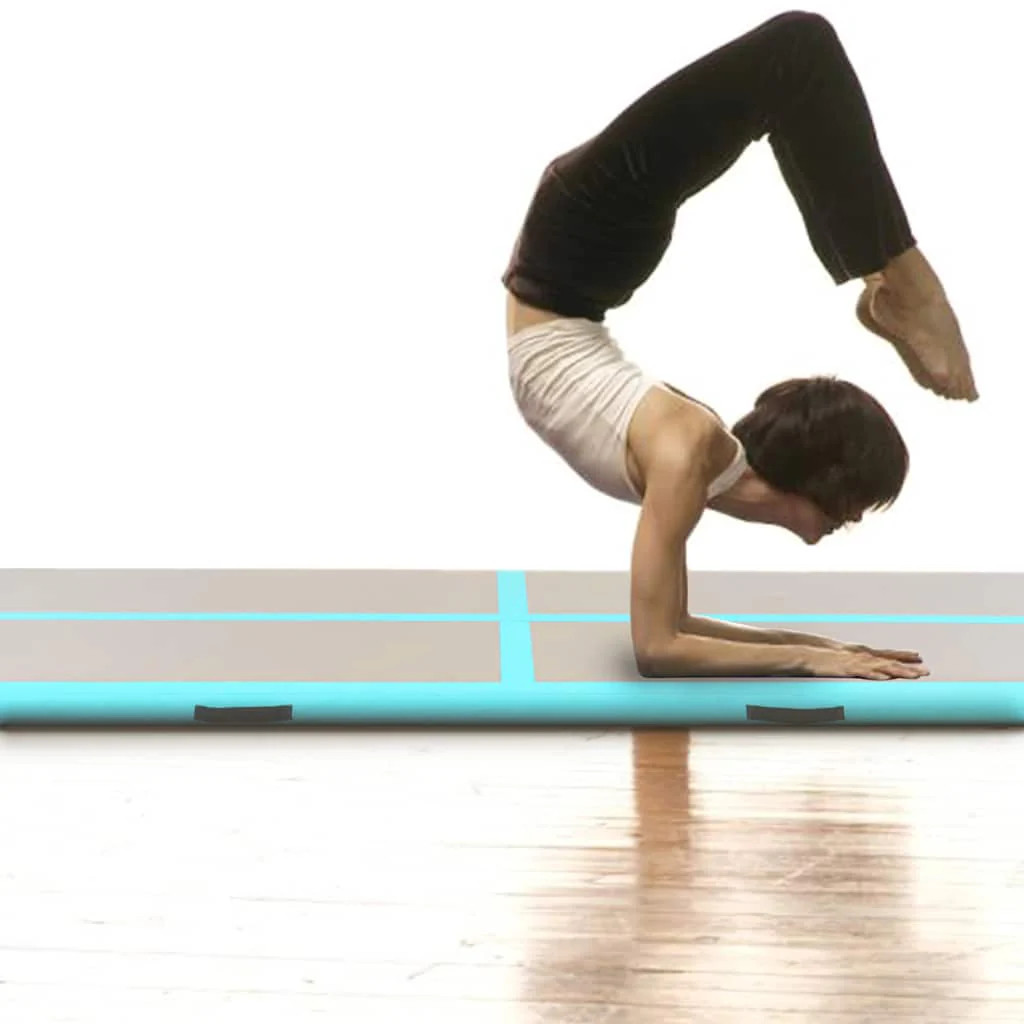 Gymnastics Mat with Pumps Inflatable 800x100x10 cm PVC G