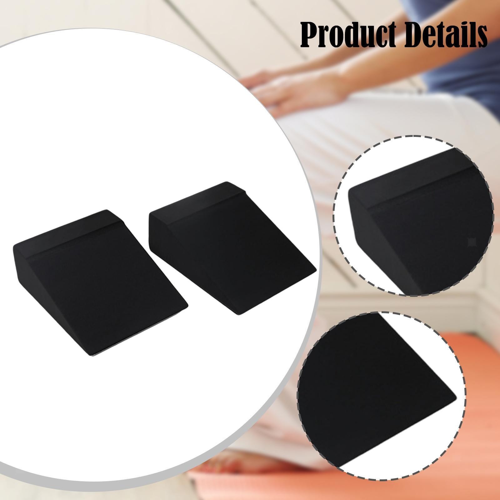 2 Pieces Squat Wedge Blocks Yoga Block Accessories Lightweight Non Slip