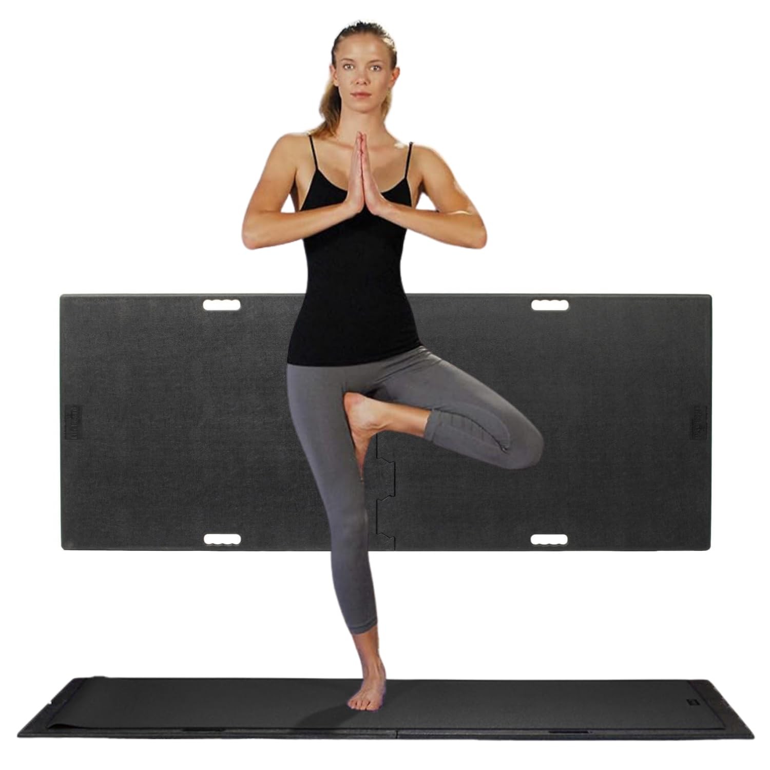 Yoga Mat Support Board – Portable Yoga Platform for Carpet, Grass & Uneven Su…