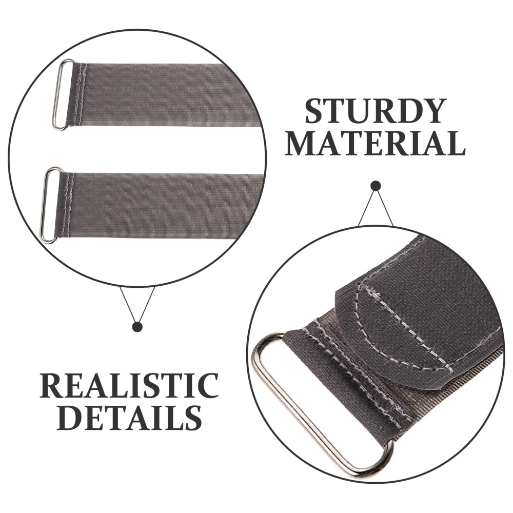 2Pcs Reusable Nylon Pedal Straps for Rowing and Elliptical Machine Home Gym