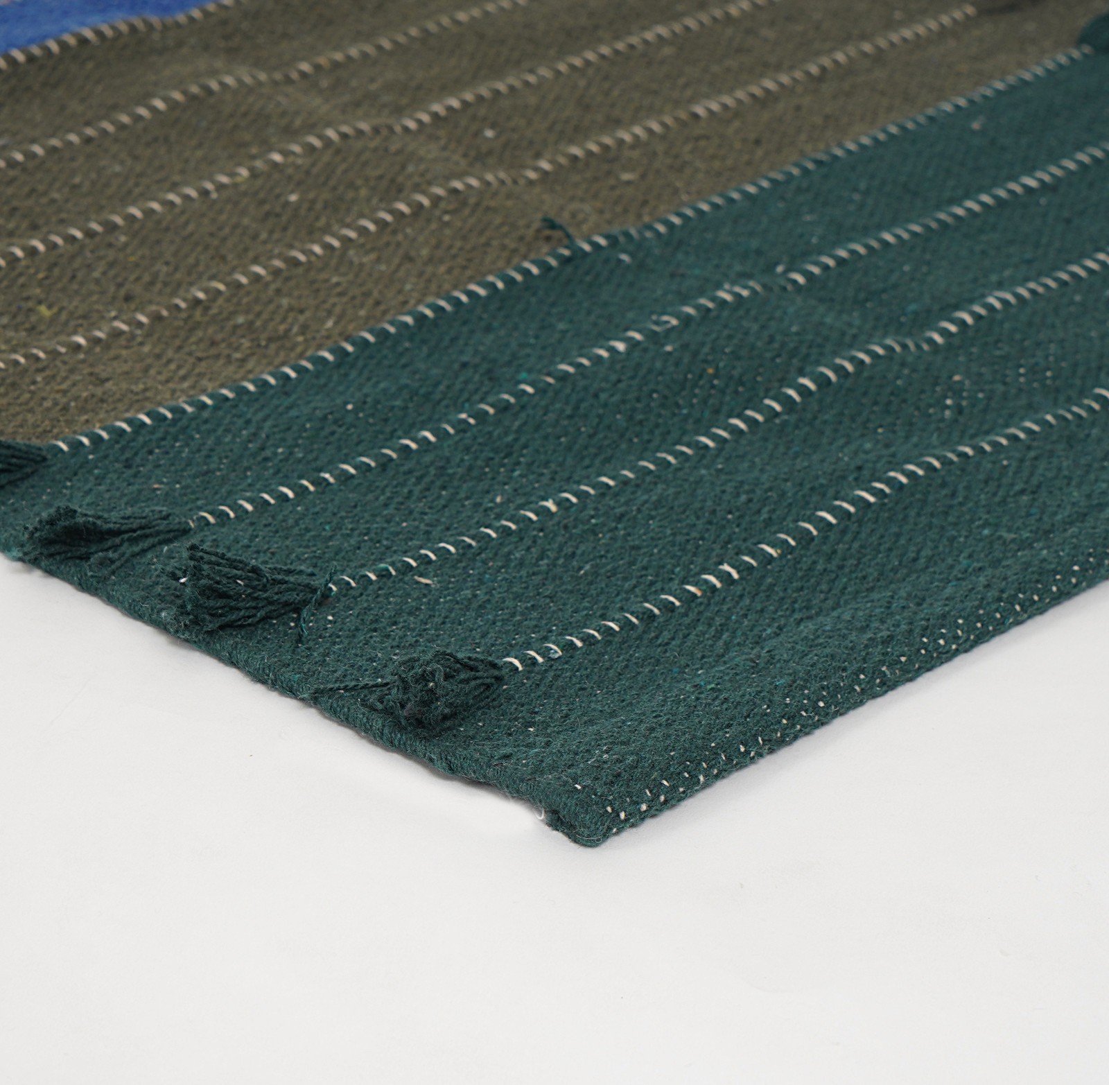 Yoga Mat Thick Non Slip Organic Cotton Exercise Workout Mat Pilates Rug 2×6 FT