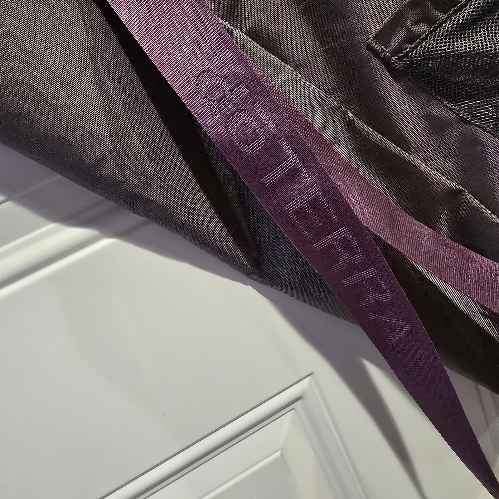 Doterra Yoga Mat Bag Grey & Purple Unused RARE. 22&Prime; By 8&Prime;