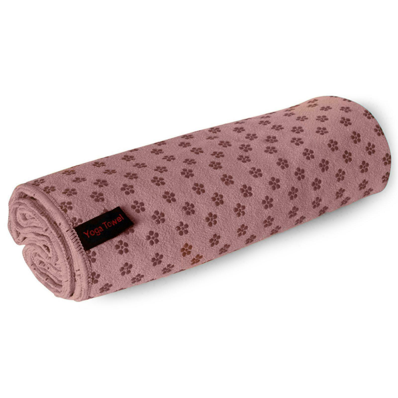 10 Pack Non Slip Yoga Towel Microfiber Pilates Hot Bikram Grip Blanket with Bag