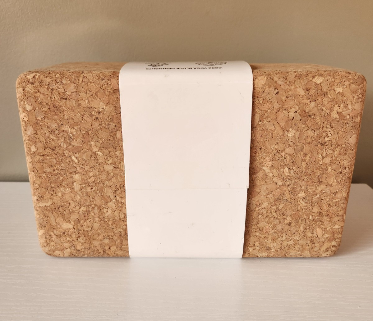 Yoloha Cork Yoga Block Eco Friendly Natural Non Slip 9×5.5×3.5&Prime;
