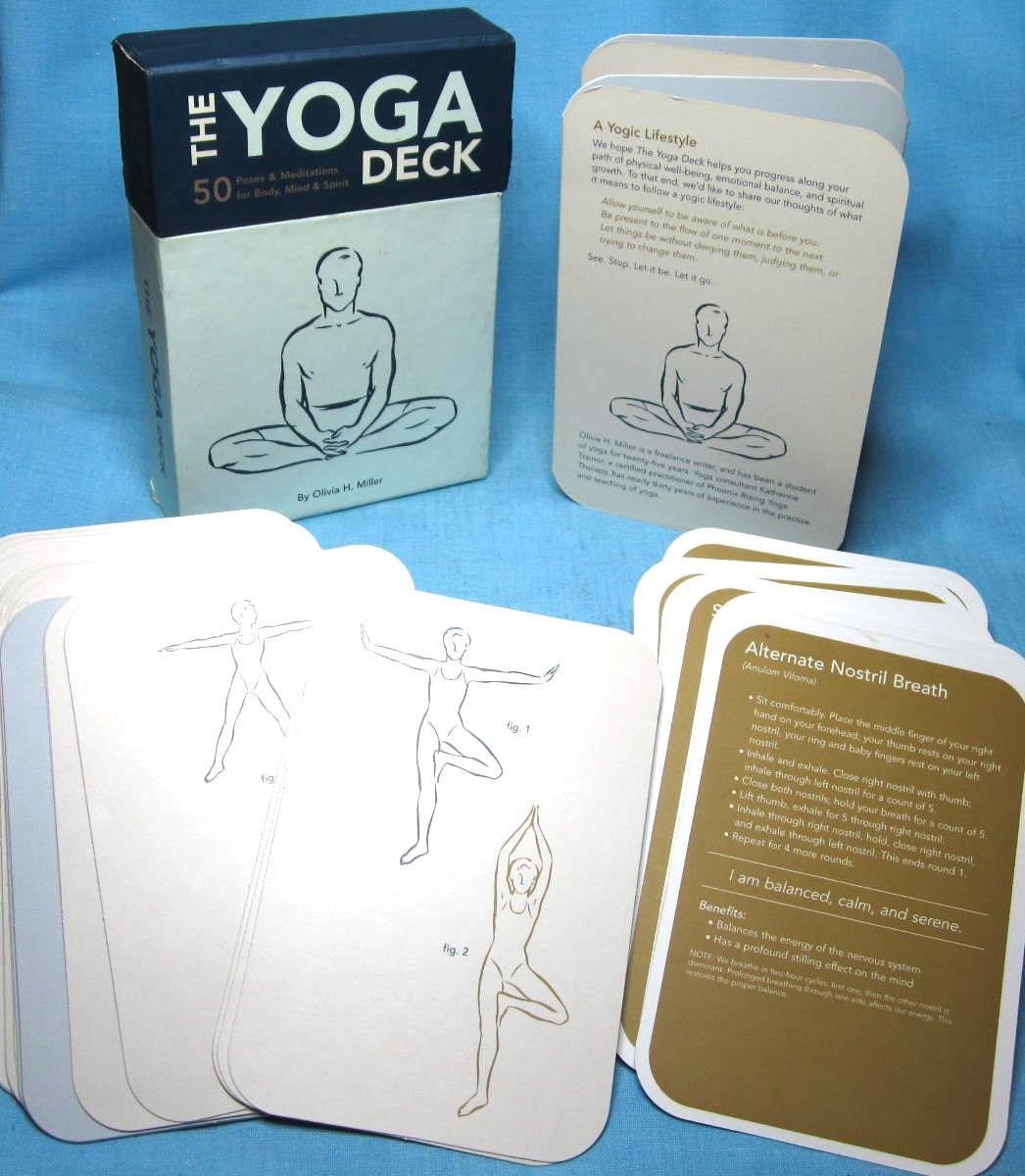 The Yoga Deck By Olivia H Miller Set Pose Cards Exercise – Complete Set