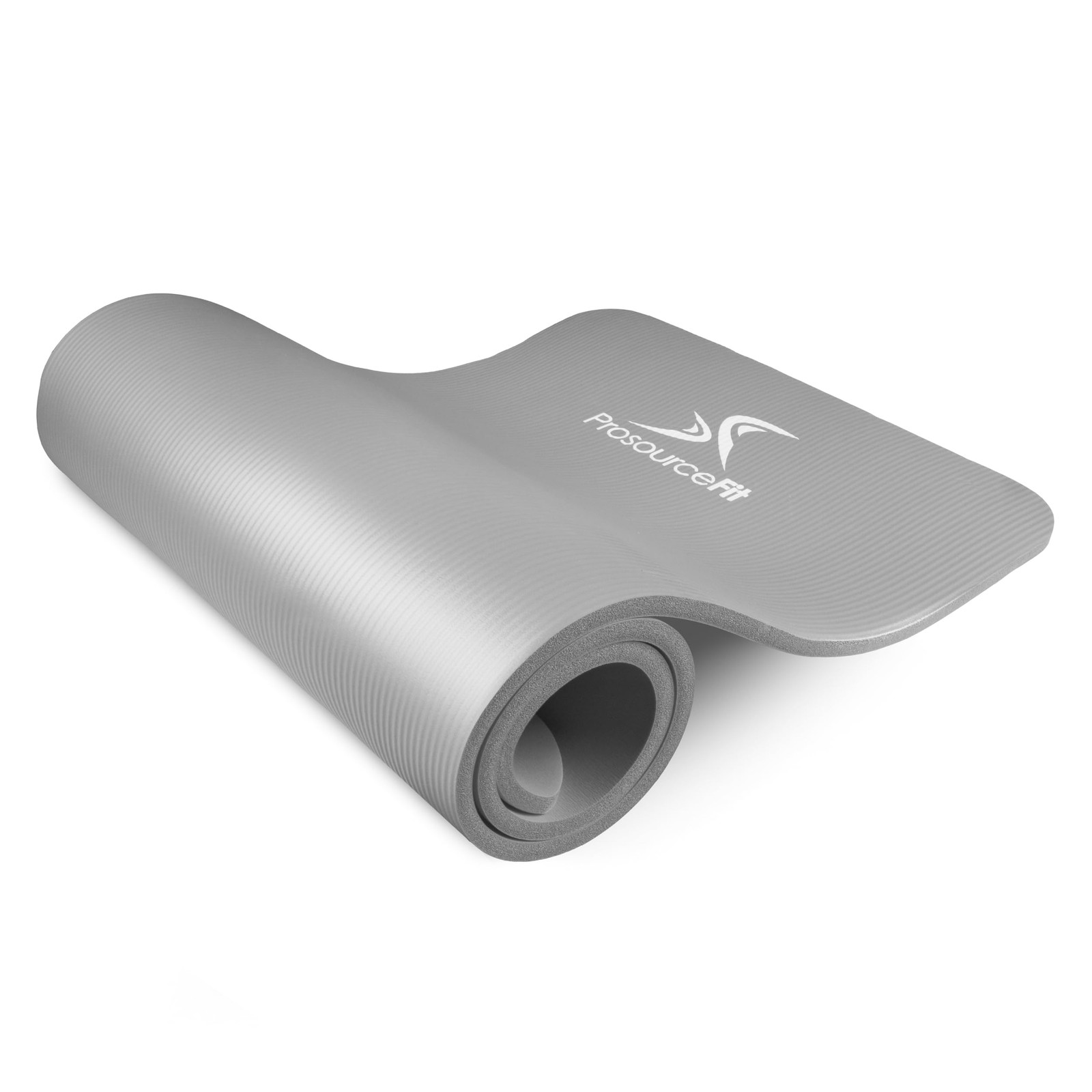 ProsourceFit Extra Thick Yoga and Pilates Mat ½” (13mm), 71-inch 1/2&Prime;, Grey