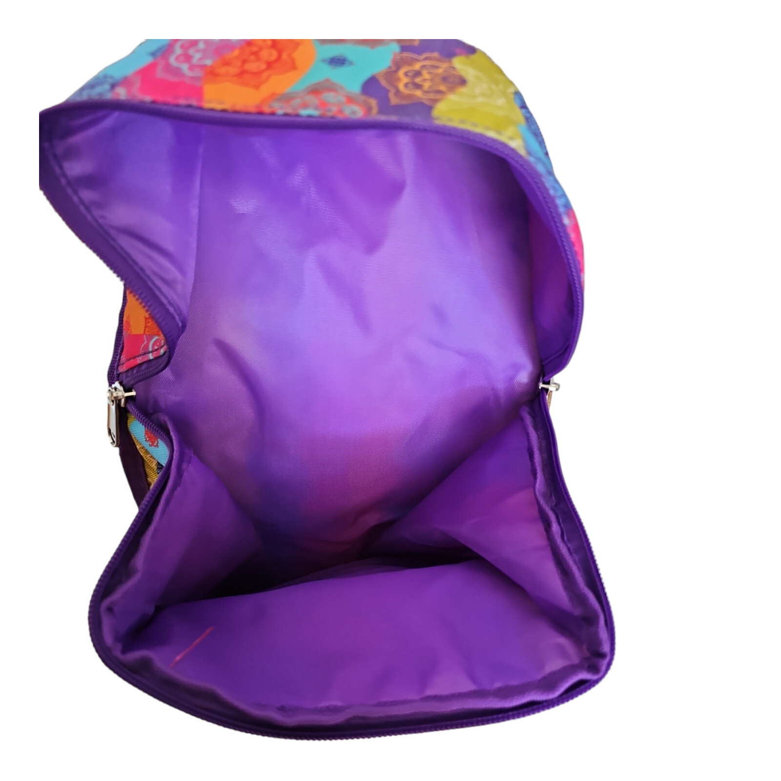 Hand & Helper Yoga Mat Bag Multicolor Pockets Water Bottle Mesh Pockets READ