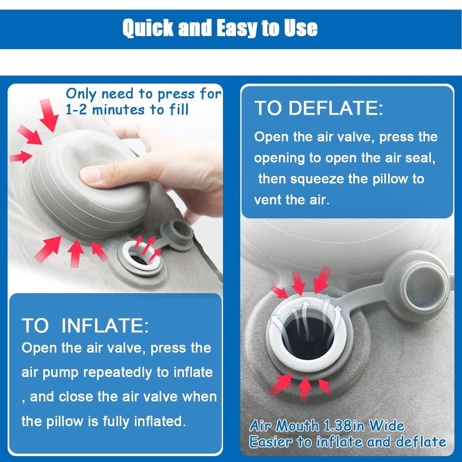 Inflatable Foot Rest for Air Travel,Airplane Travel Foot Rest Adjustable Heig…