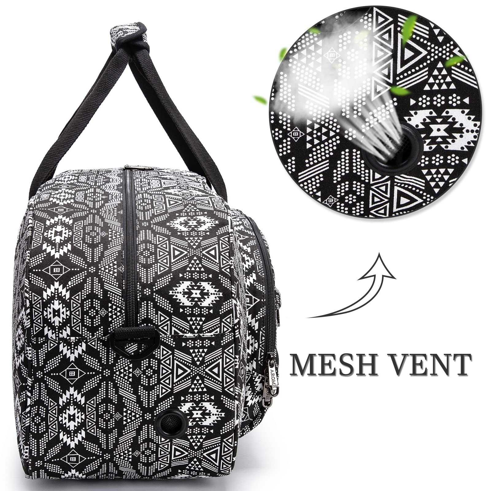 Yoga Mat Bag for Women Men, Large Canvas Yoga Bag for 1/4&Prime; 1/3&Prime; 2/5&Prime; 1/2&Prime; Ext…
