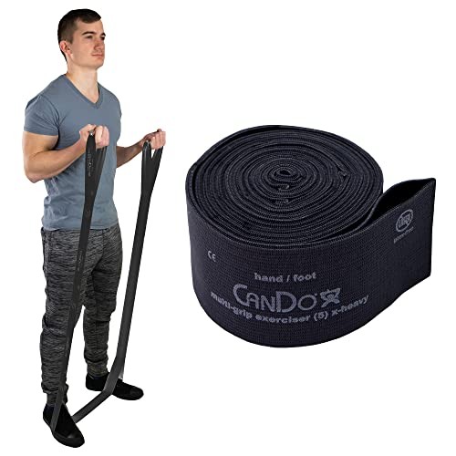 Multi-Grip 6 Foot Exercise Resistance Band with Hand/Foot Loops for X-Heavy