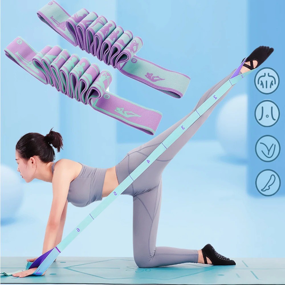 Extra Thick Yoga & Pilates Training Bands for Full-Body Workouts Non-Slip