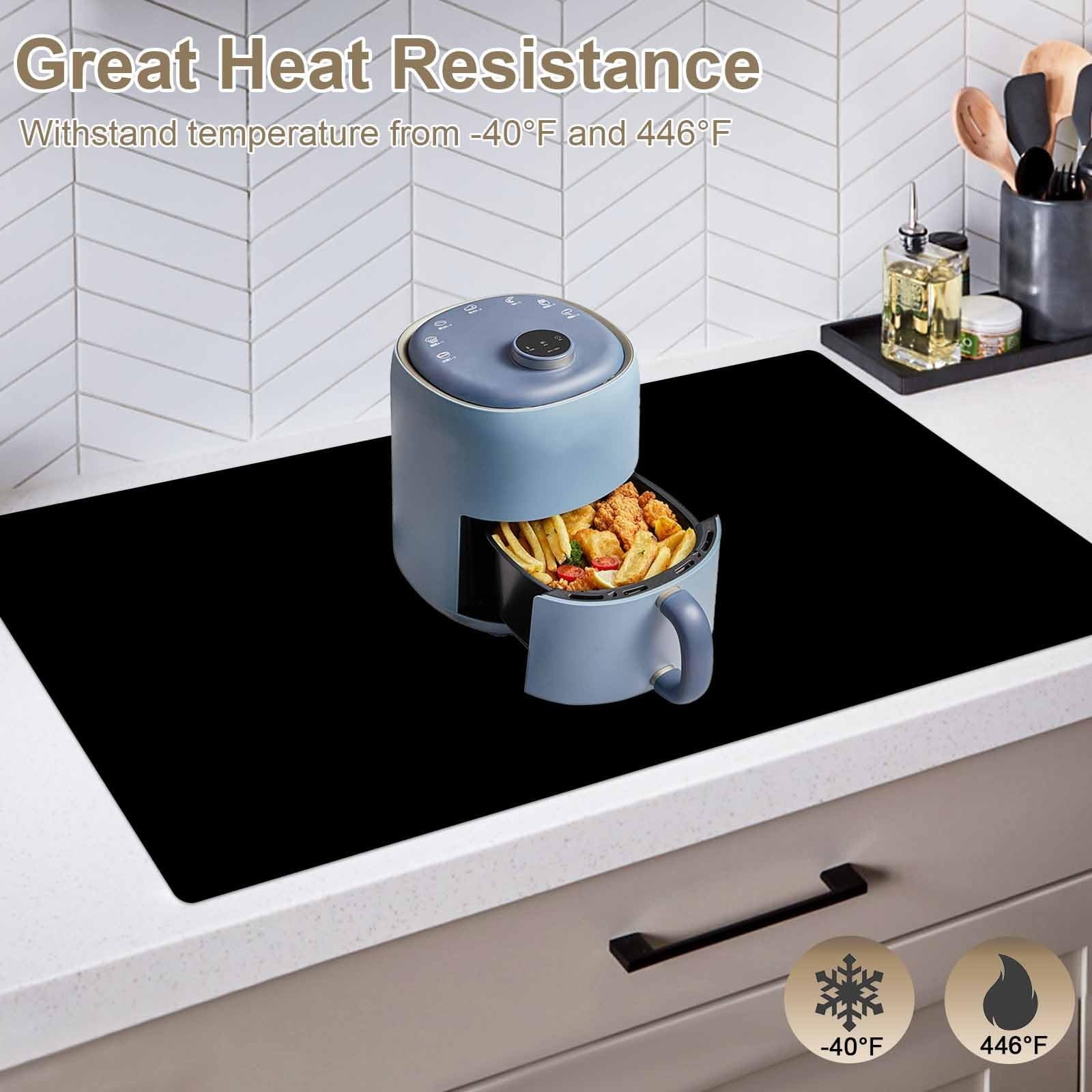 23.6&Prime;x15.7&Prime;(60cmx40cm) Large Silicone Mat for Kitchen Counter, Non-Slip Heat …