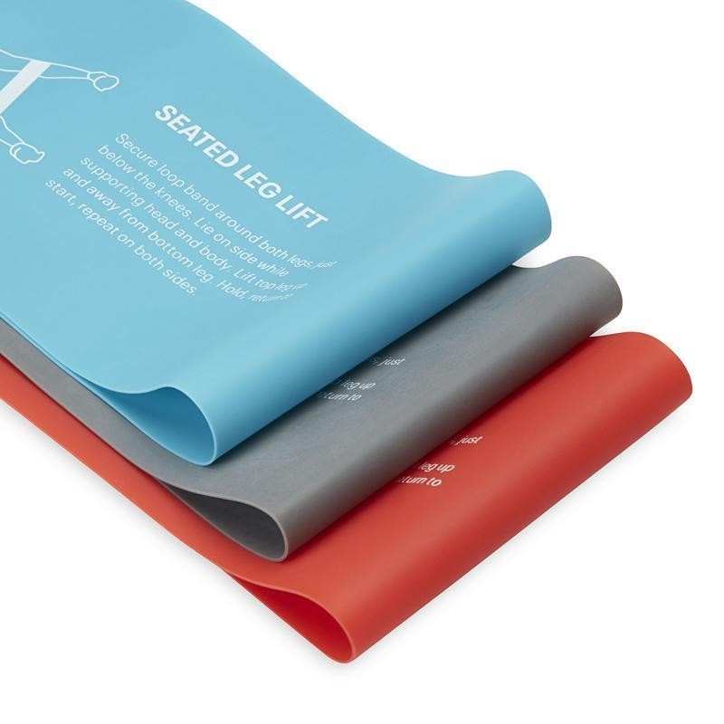 Durable 3-Pack Resistance Bands Loop Training Fitness Home Workout Guide