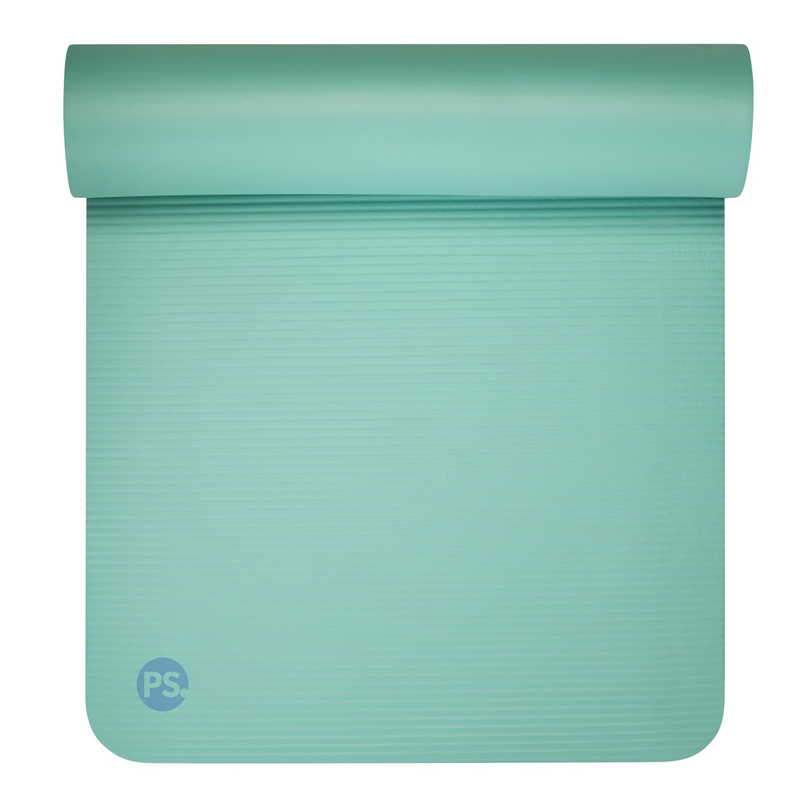 10mm Fitness Mat, 72&Prime; x 23.5&Prime; (Seafoam, Solid) with Easy Carry Strap, Extra-T…