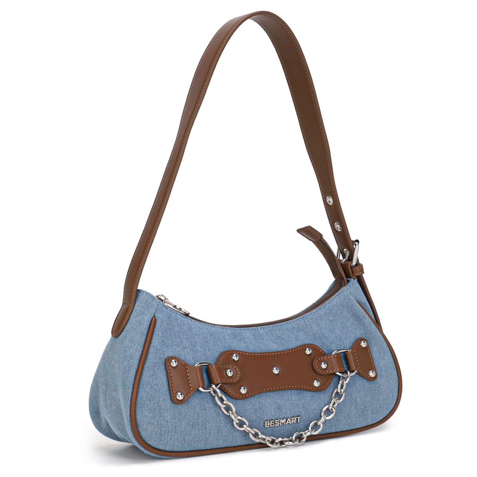 Denim Crossbody Bag Quilted Shoulder Bags for Women