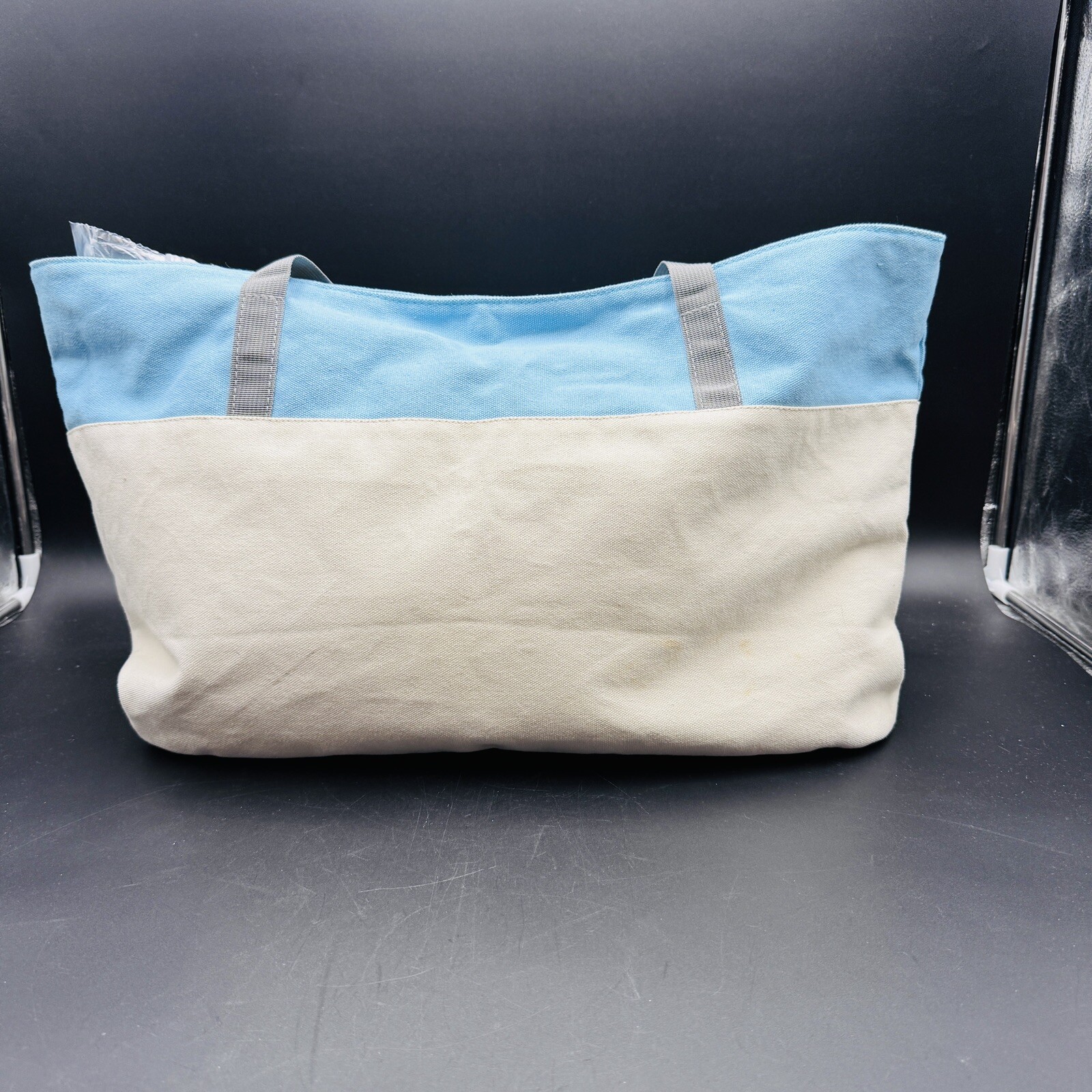 Peak to Prairie Yoga Mat Bag Canvas Tote Blue Gym Pilates Travel Carrier Pack