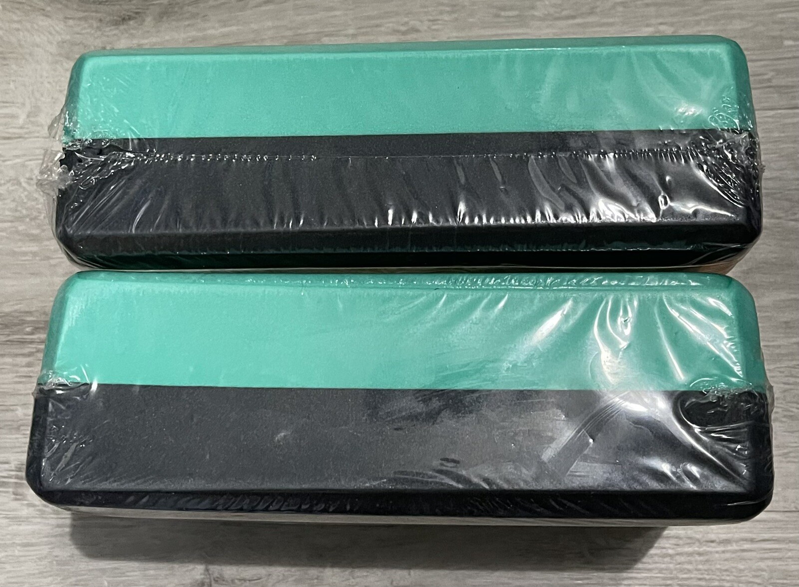Avia Yoga Block Balance & Flexibility Black/Green 9X 6X 3&Prime; New X2